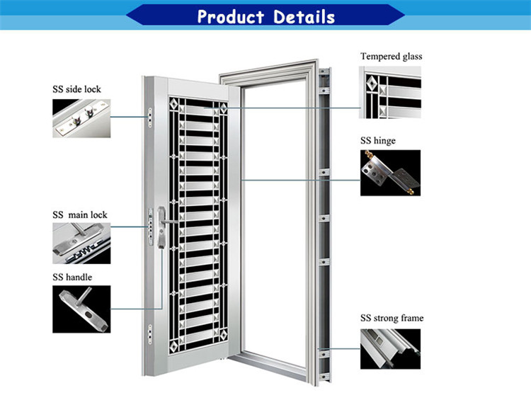 BG-SS9097 Stainless Steel Door