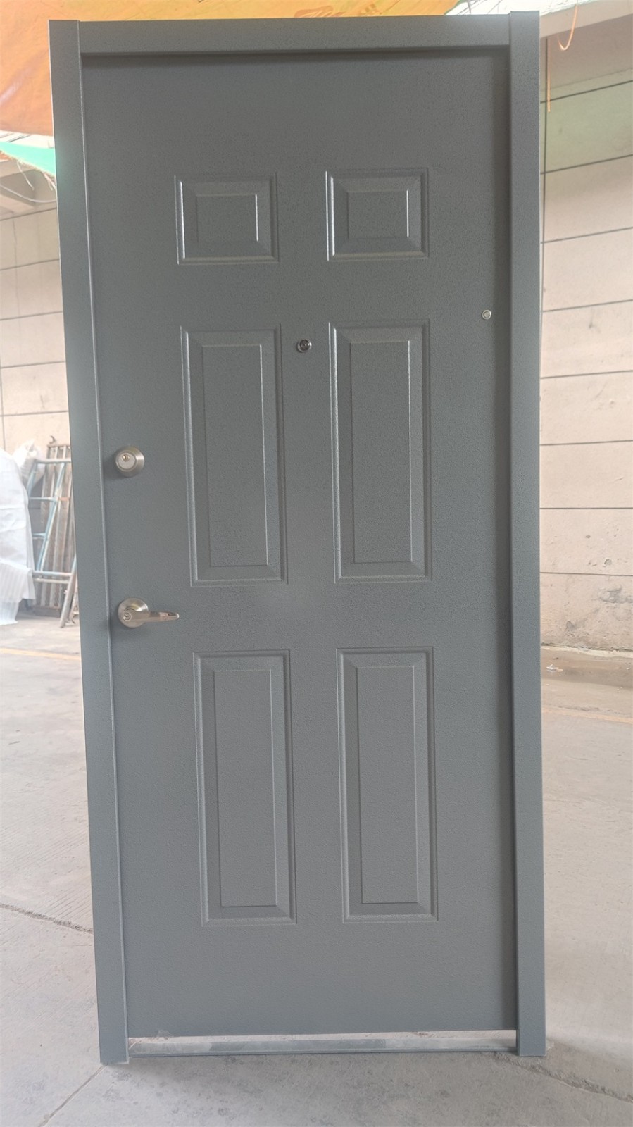 metal front door safety door design