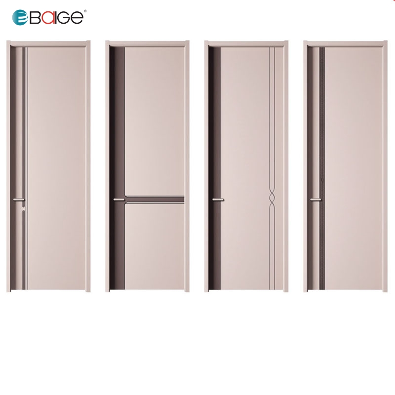 Baige  High Quality Melamine Solid Wood Door For Office Building