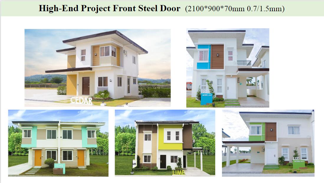 High-End Project Front Steel Door