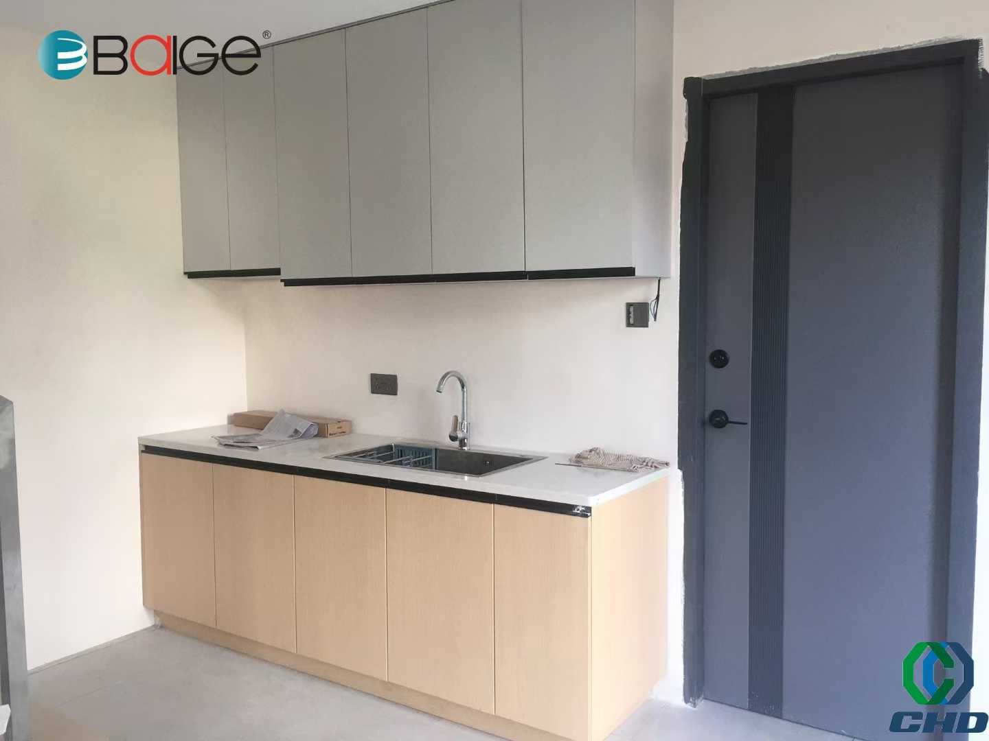  cabinet and steel door 