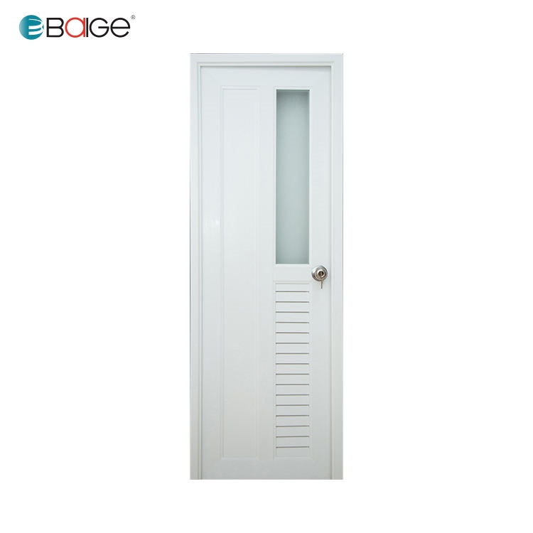 white upvc door