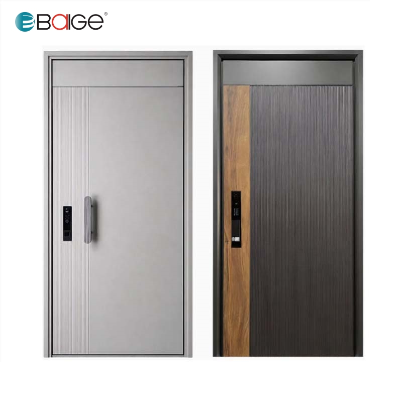  Exterior Security Aluminium Steel Door