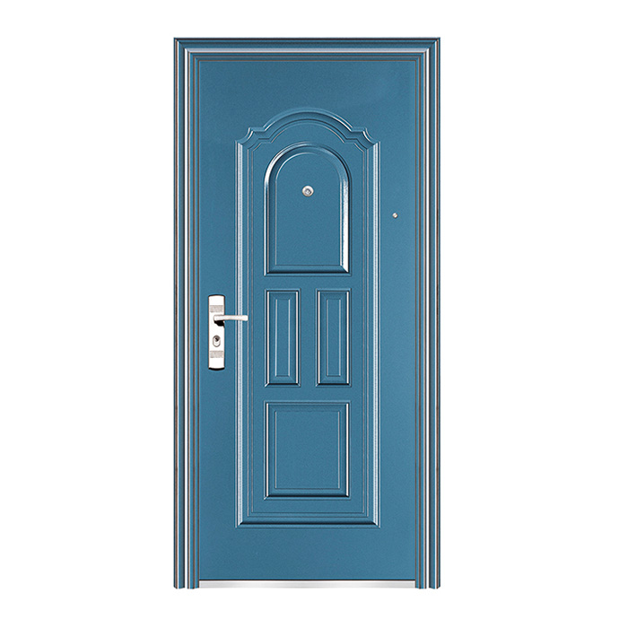 blue colour Steel Security Door 