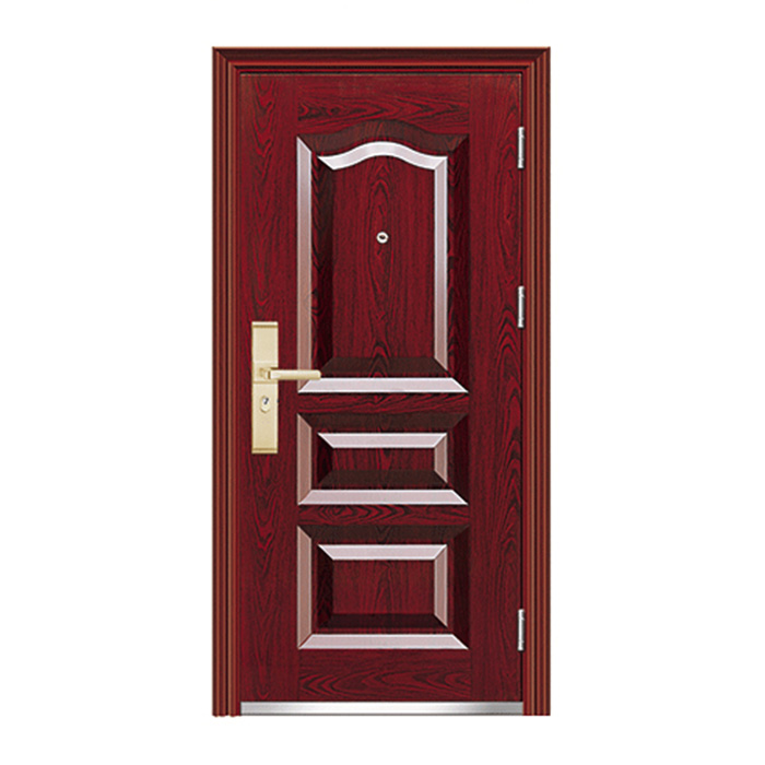 Baige Hot Sale Luxury Front Metal Security Door Used Exterior Steel Doors for House