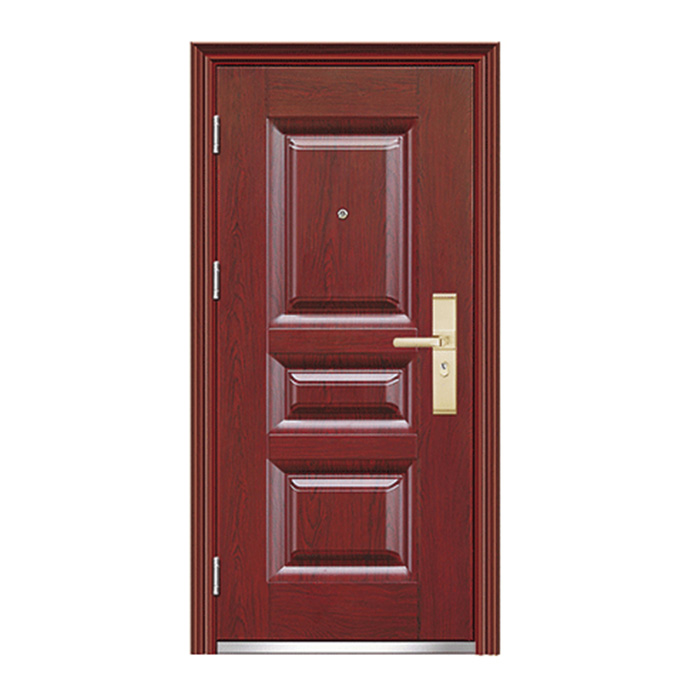Baige Luxury Security Entrance Steel Metal Door Bullets Steel Door