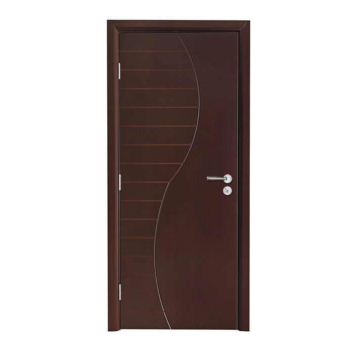 Wholesale Single Design Wooden Door Indoor Bedroom Door Wooden Door Design for Room-BAIGE