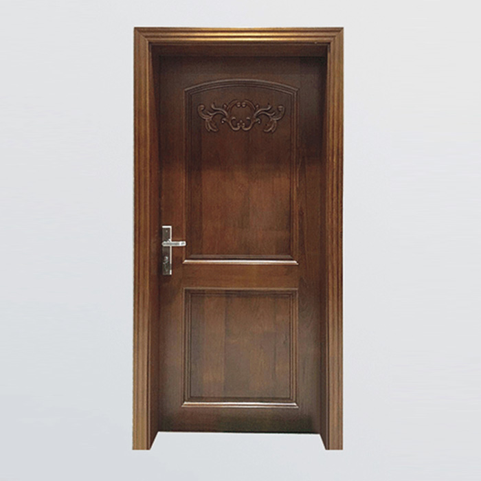 Fashion Design Sound Proof Solid Wood Door Interior Wooden Doors for Residential Bedroom