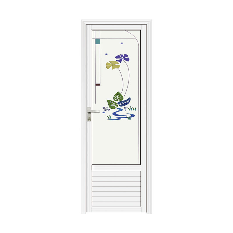 aluminum white door
