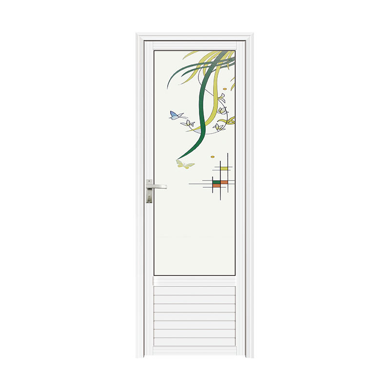 aluminum white door