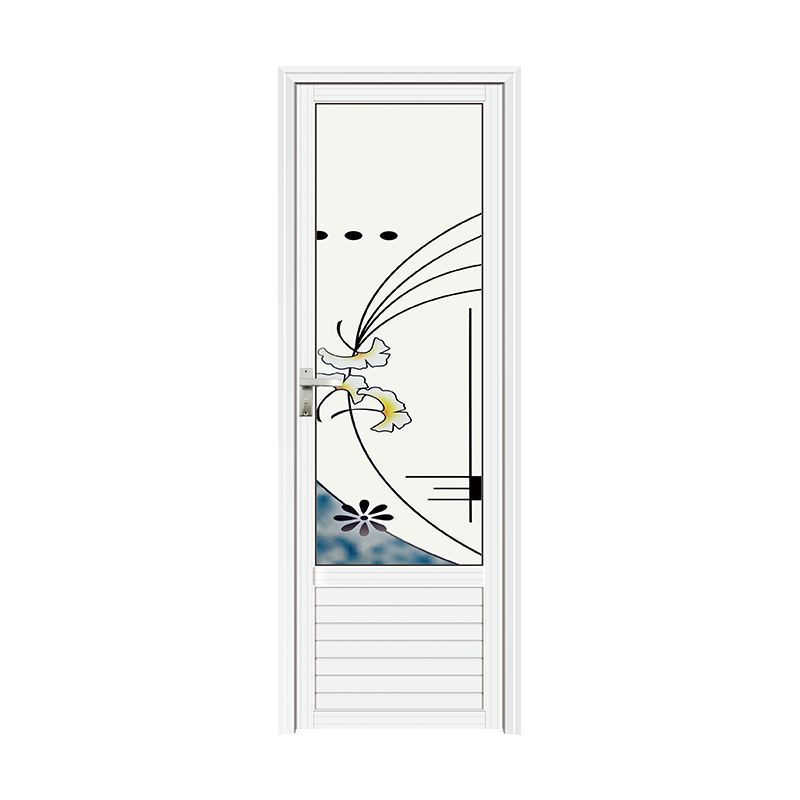 Hot Selling Aluminum Glass Door Interior Casement Aluminum Door for Bathroom