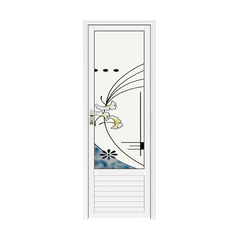 aluminum white door