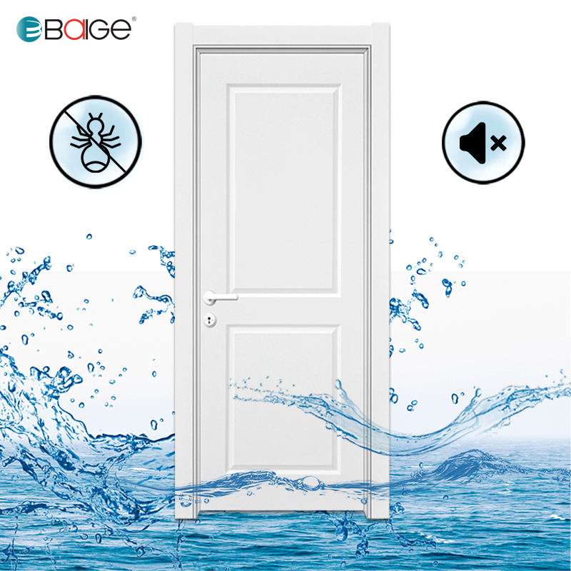 Baige WPC Door Waterproof And Termiteproof White Israel Door Painting Polymer Doors