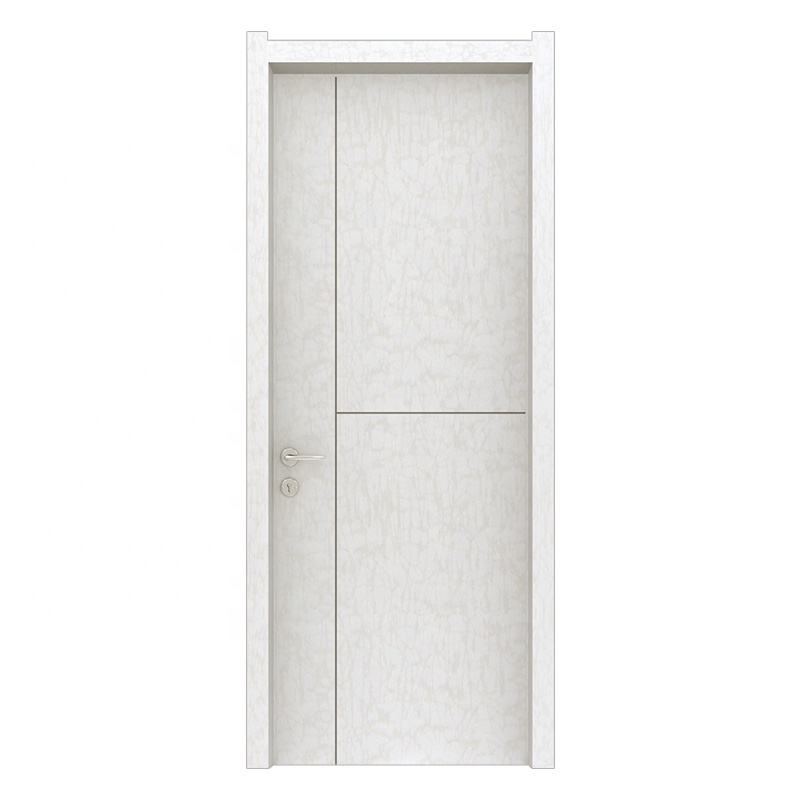 Waterproof Interior Door WPC Wooden Doors for Home Bedroom Hotel Use with Wood Panel Door Design