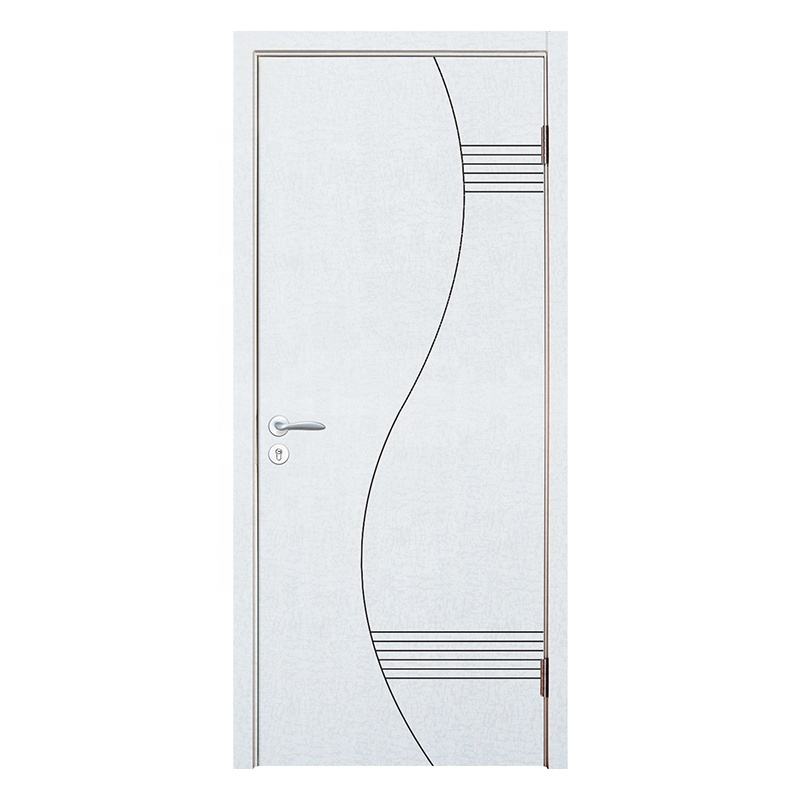 Waterproof Interior Door WPC Wooden Doors for Home Bedroom Hotel Use with Wood Panel Door Design