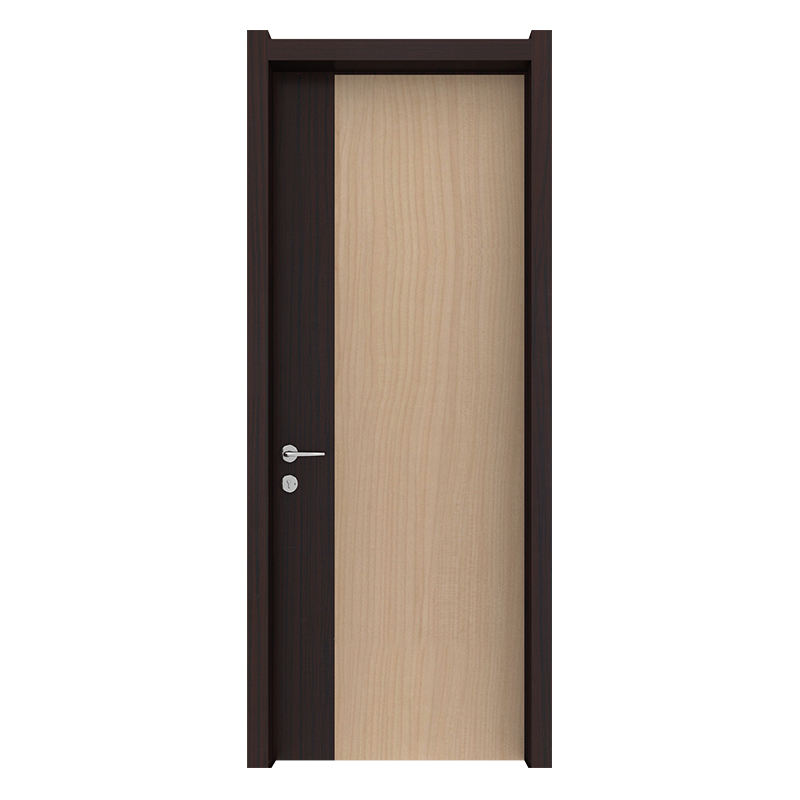 Baige China Factory Direct Sales Wooden Door PVC Interior Door WPC Panel Door for Bathroom Door.