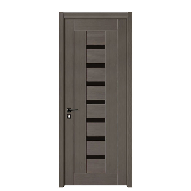 Solid Wooden Door PVC WPC Latest Designs Pictures Panel Interior Room MDF Main Doors for Houses For Bedroom Bathroom