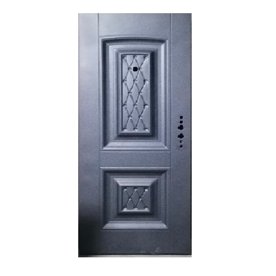 China Supplier Exterior Steel Doors Residential Metal Steel Security  Door