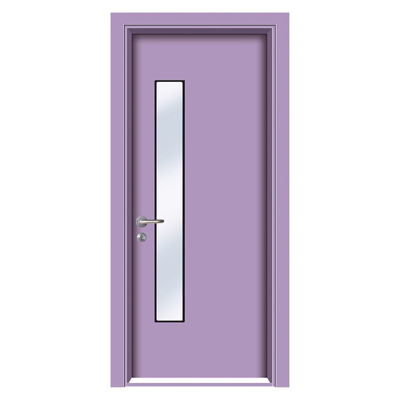 Lavender Color Powder Coating Steel Medical Door Safe Strong Steel Doors for Hospital Use