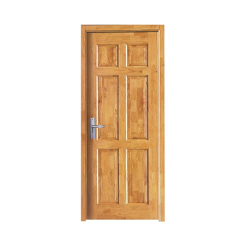 Wholesale Modern Wood Panel Solid Wooden Door Interior Painting Doors for Apartment