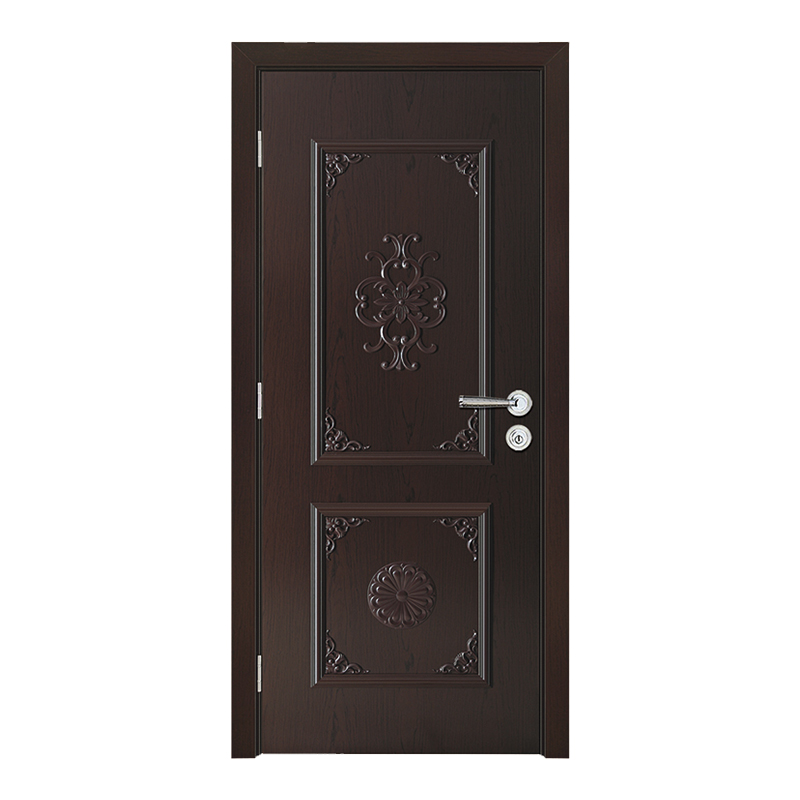 Fashion Design Sound Proof Solid Wood Door Interior Wooden Doors for Residential Bedroom