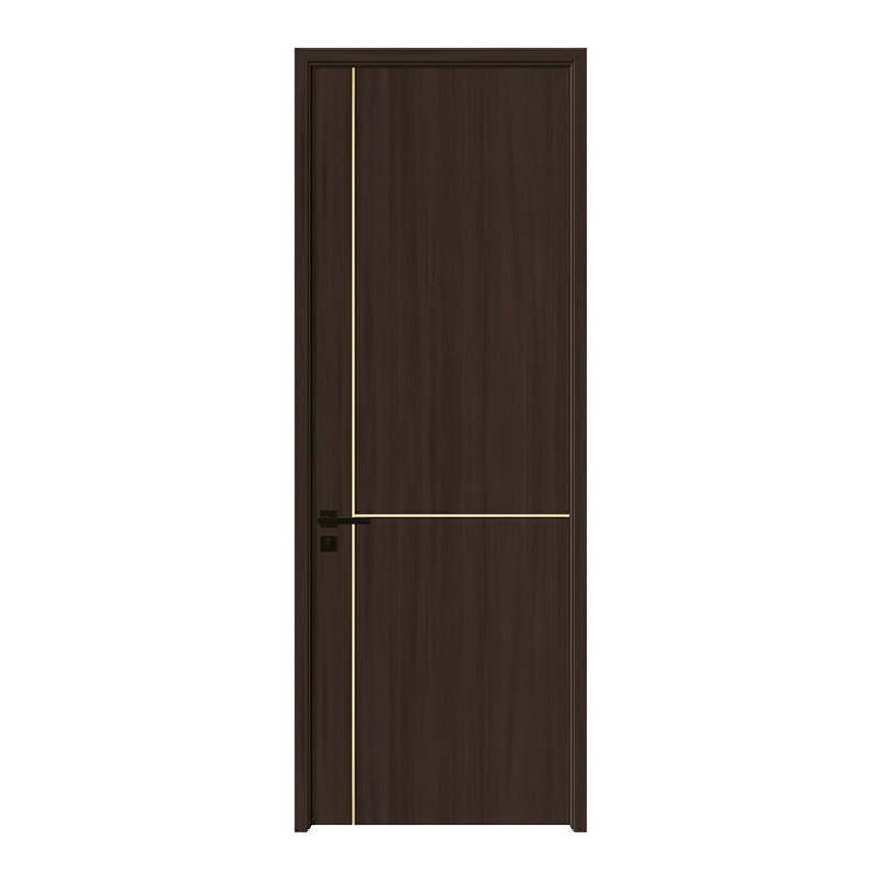 Material PVC Indoor MDF Flush Door Prehung Interior Doors MDF PVC Solid Wood Interior Wooden Door for House