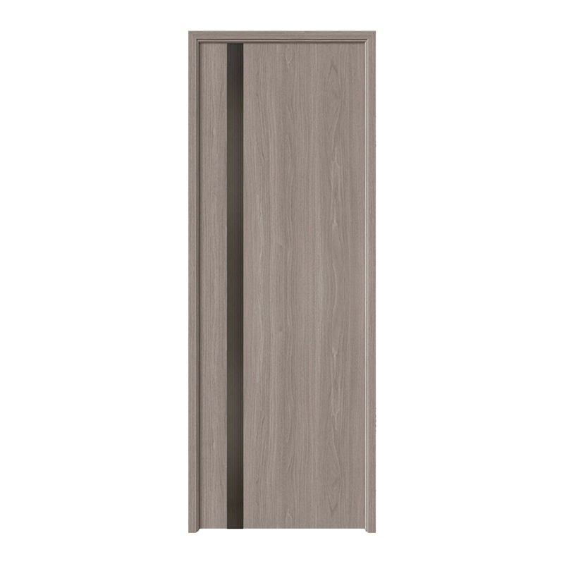 Factory Customized PVC Door Design Waterproof Plywood Veneer Bathroom Wooden Door Manufacturer