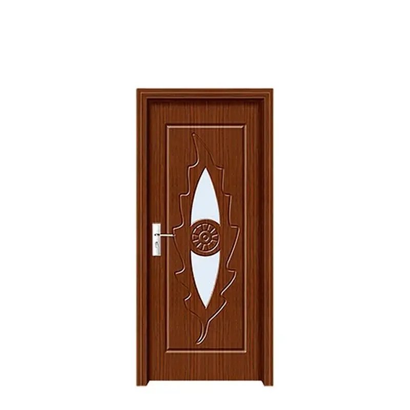 For Office for Wooden Door for Toilet Bathroom Modern Interior Doors  PVC Film Wooden Doors