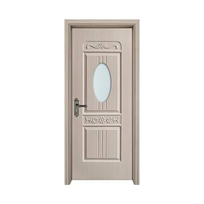 Hot Sale WPC Skin Wooden Door Simple Design PVC Indoors Door for Home Bedroom Use