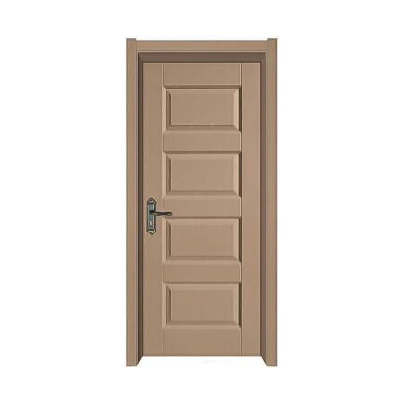 Popular Hollowed Design WPC Skin Wooden Door Simple Design Indoors Door for Home Bedroom Use
