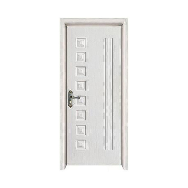 Hot-sell White Color Bedroom Door with WPC Skin and Carved Designs Durable for Home and Hotel Use