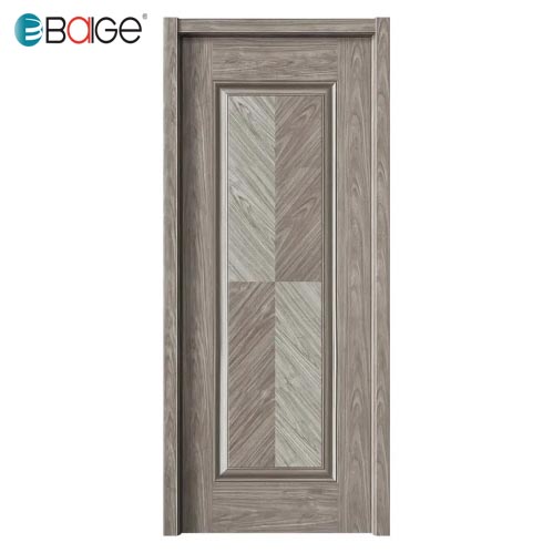 Baige Modern Style MDF Melamine Wooden Doors for Houses Bedroom Doors