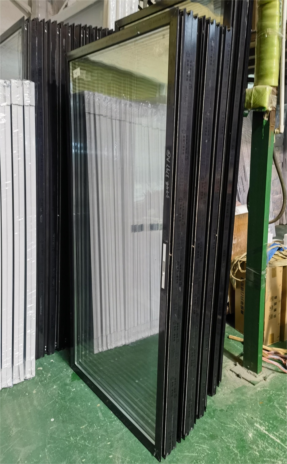 High Quality Aluminium Double Tempered Glass Sliding Doors