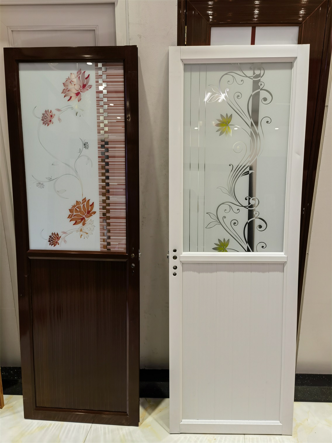 Aluminum Bathroom Door