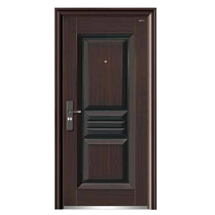 Baige Hight Quality Security Steel Door Entrance Exterior Luxury Steel Door For Room