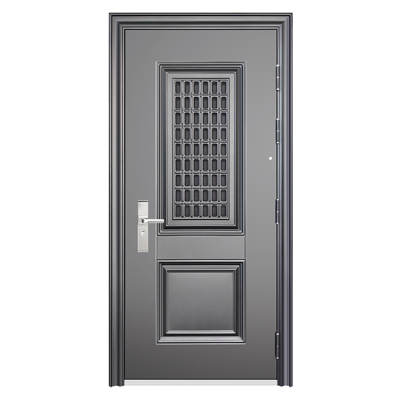 Baige Luxury Security Entrance Steel Metal Door Bullets Steel Door