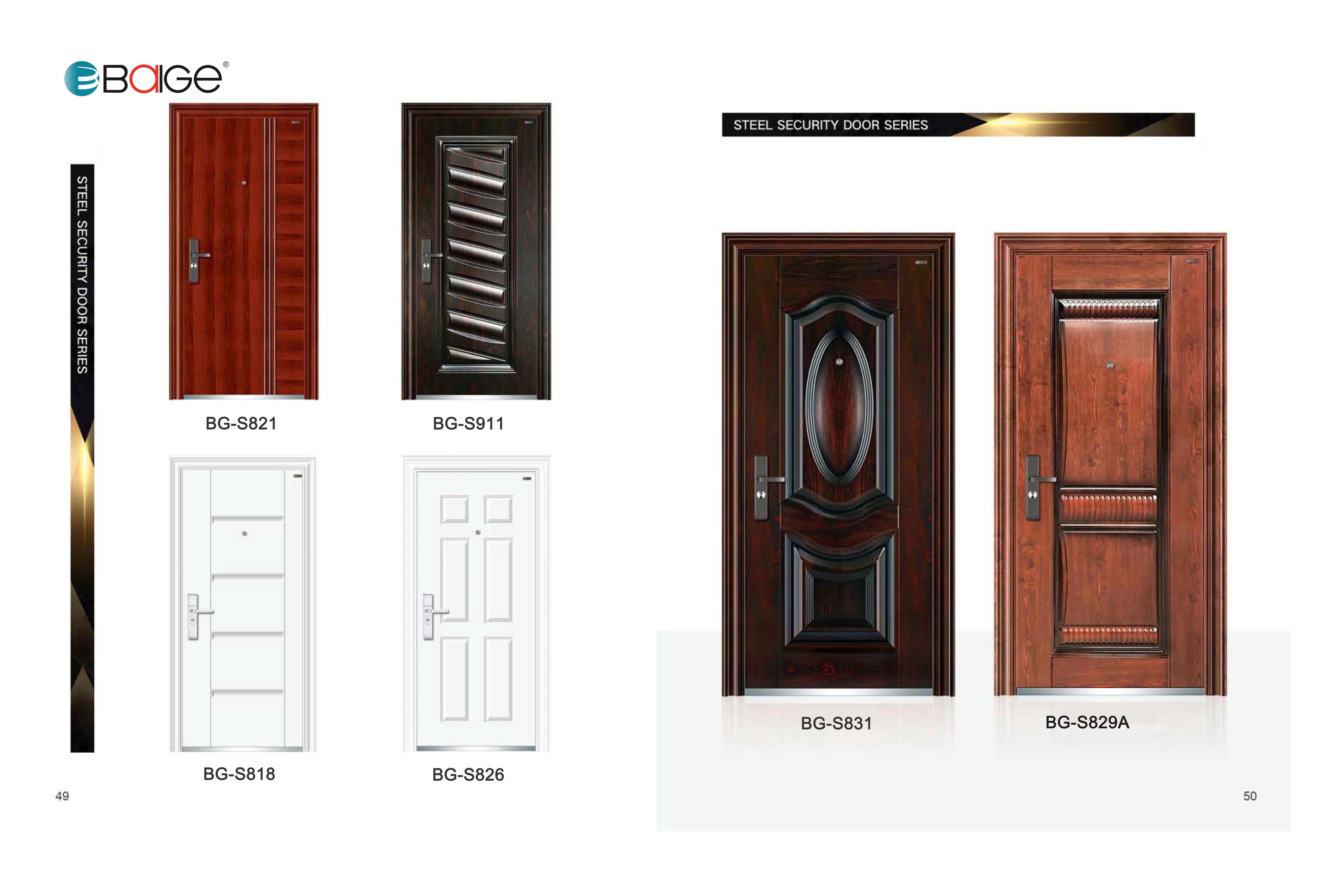 New Design Security Steel Doors