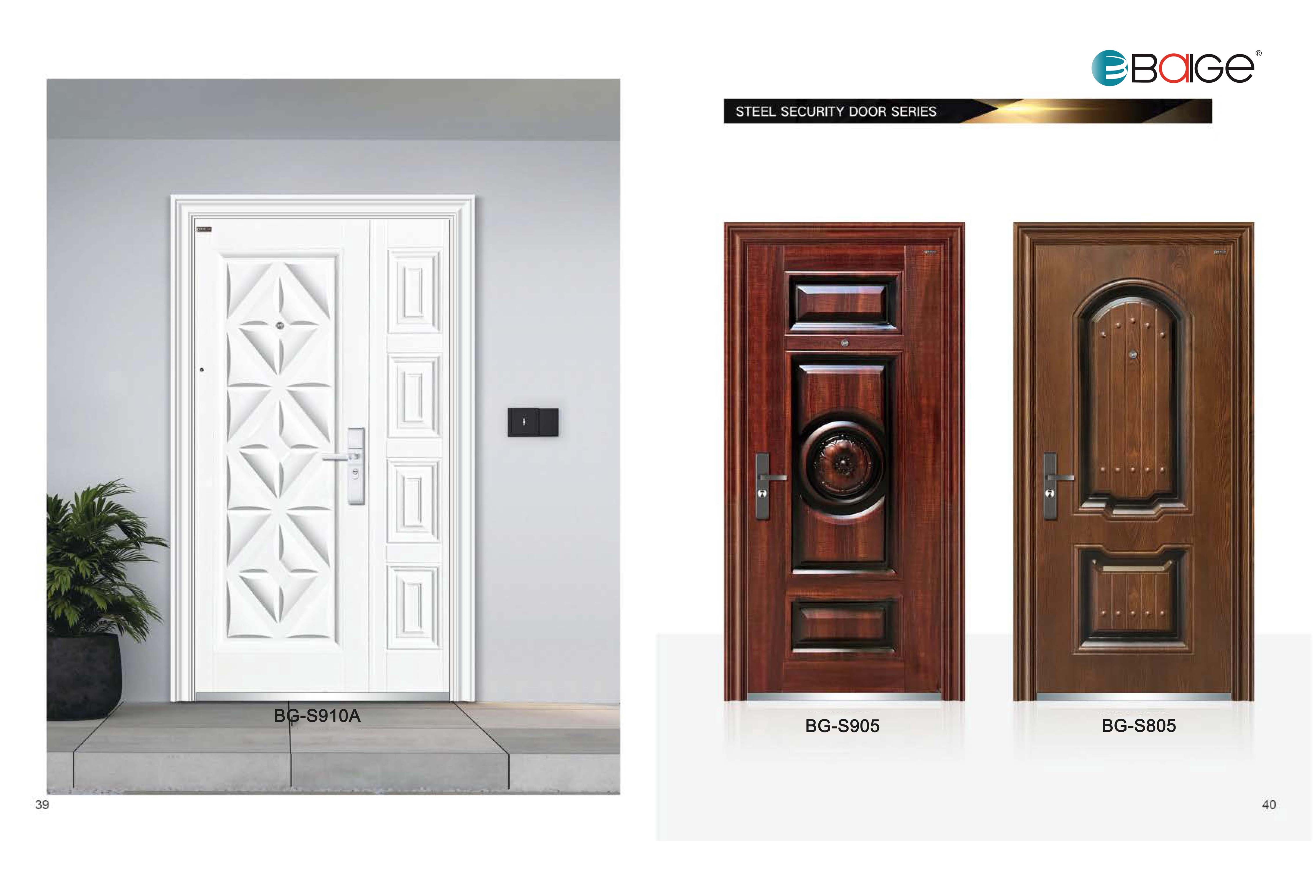 New Design Security Steel Doors