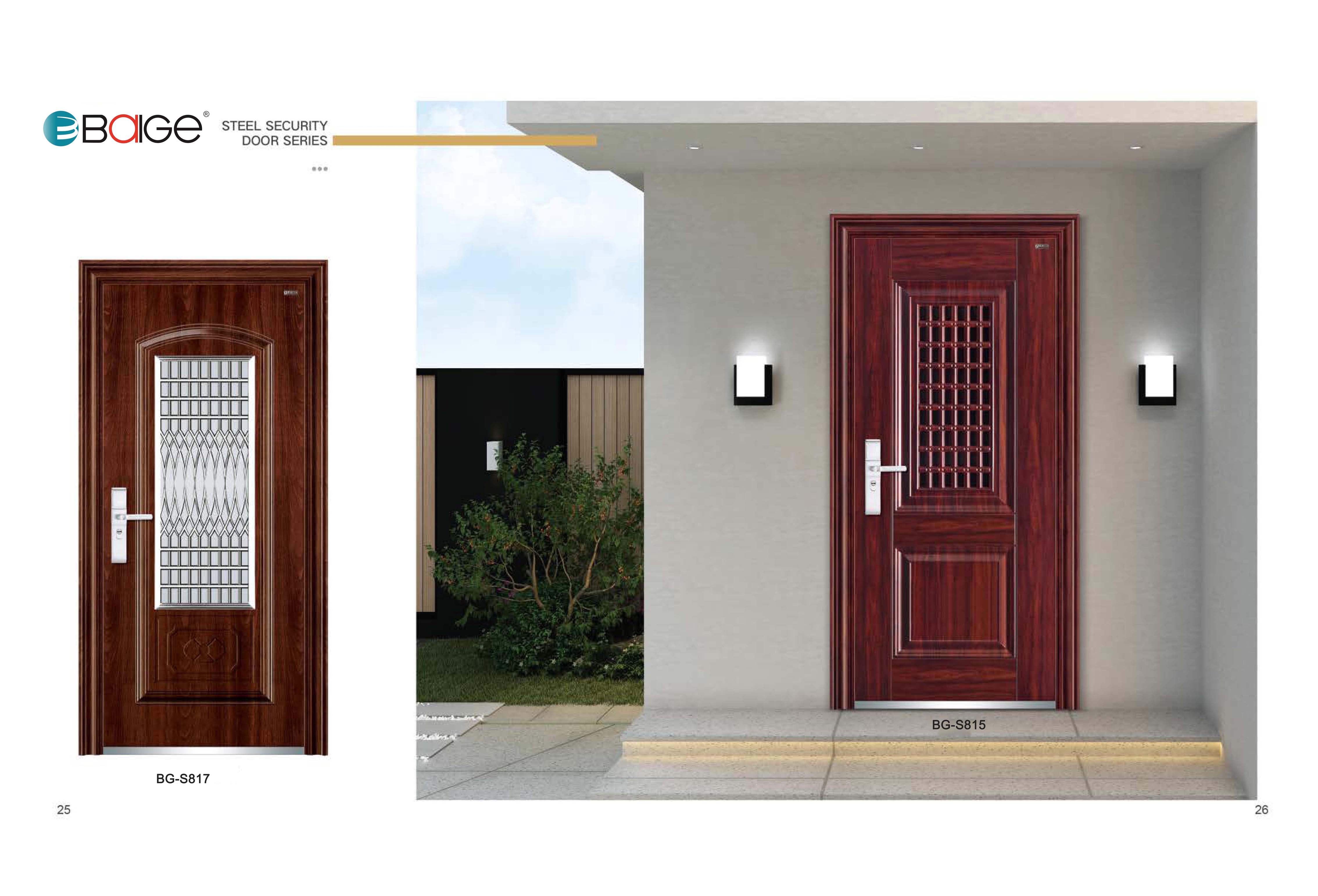 New Design Security Steel Doors