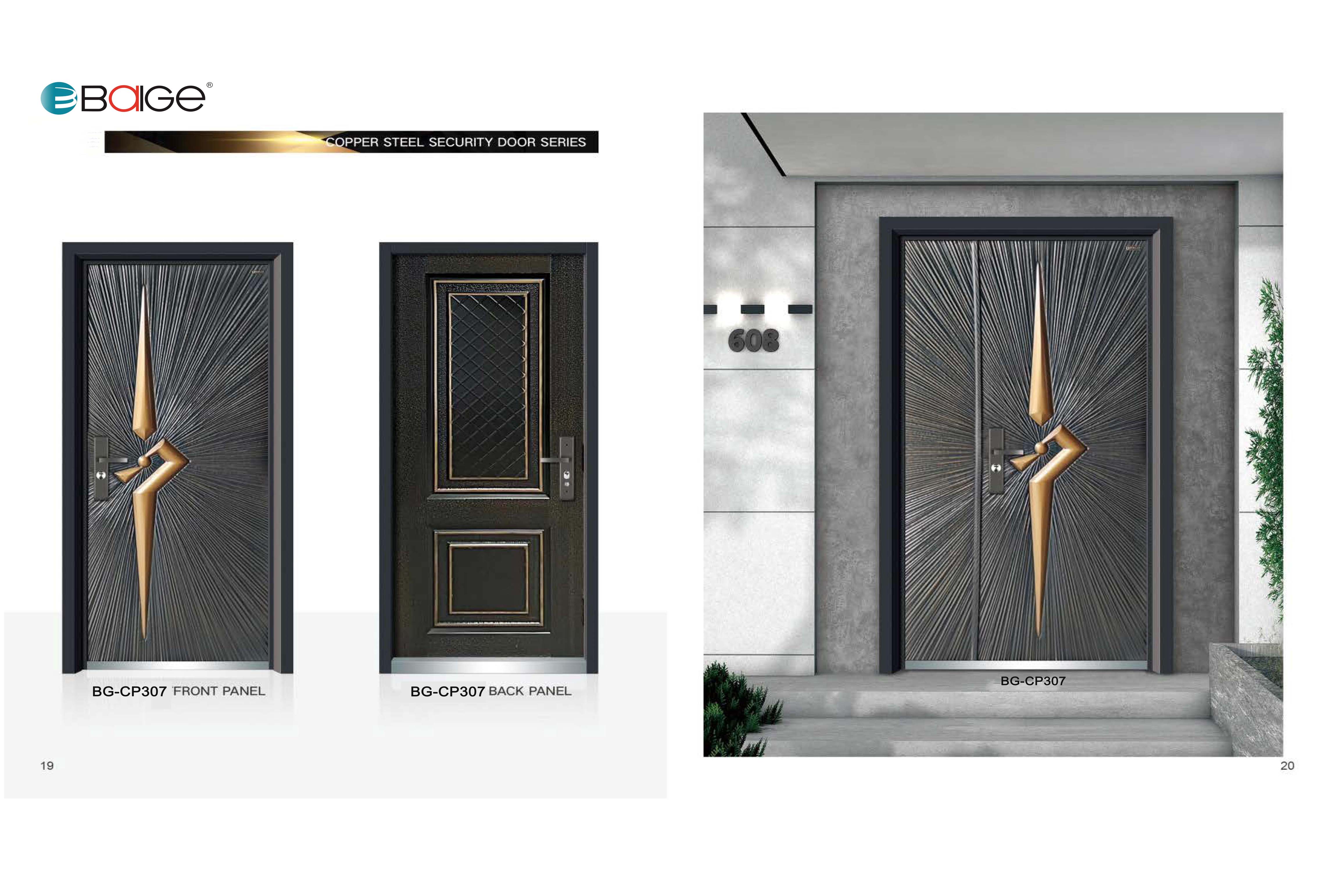 New Design Security Steel Doors