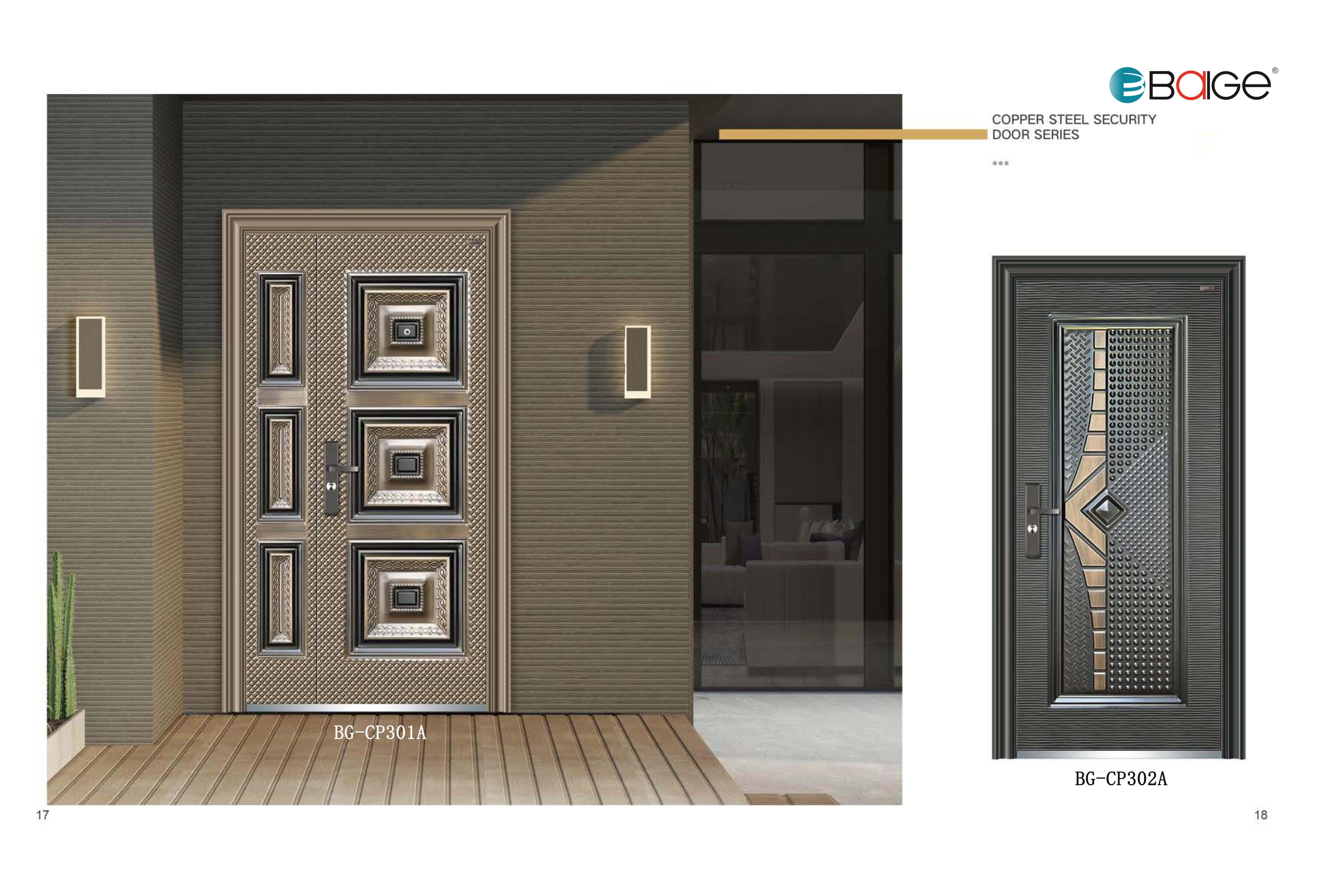 New Design Security Steel Doors