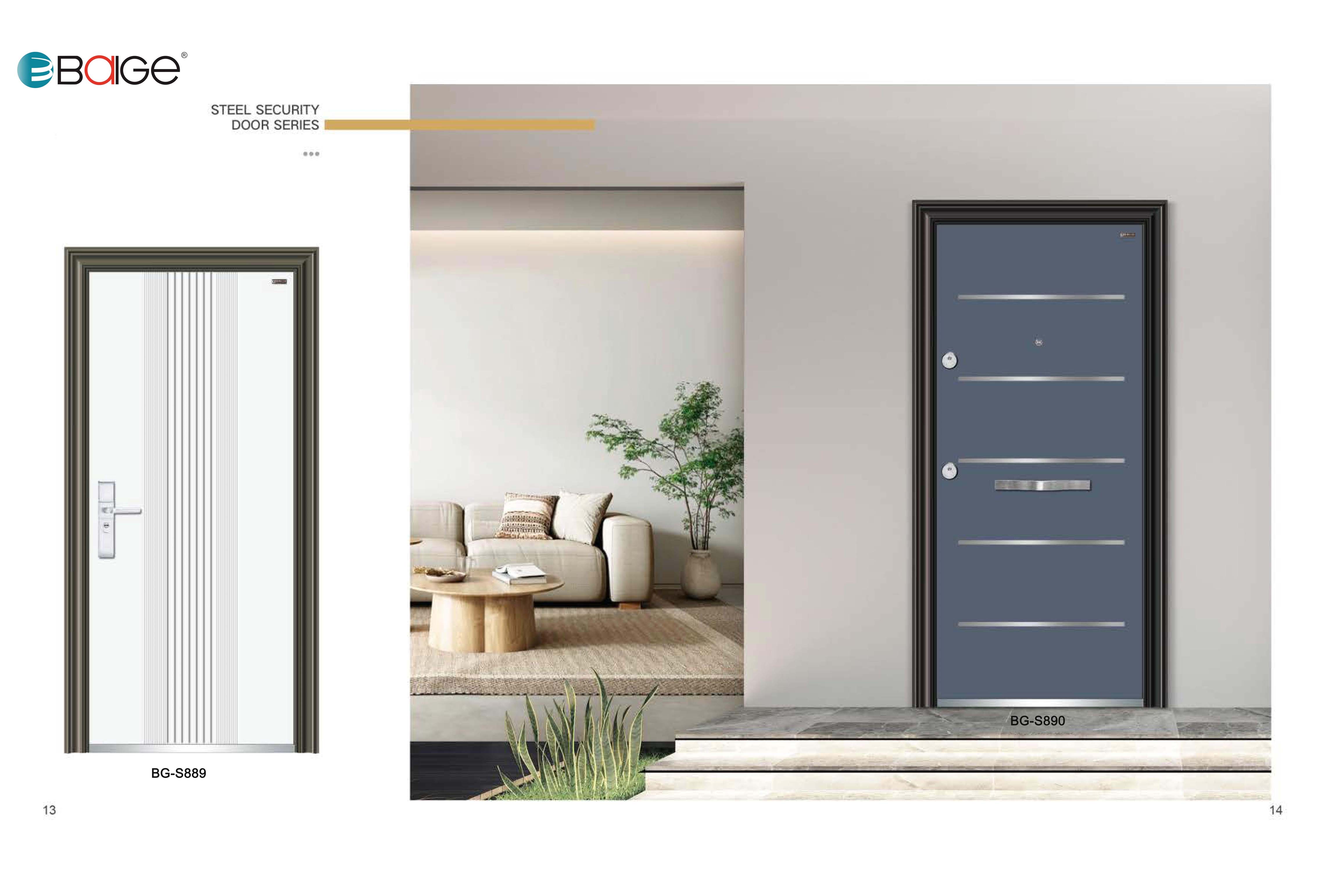 New Design Security Steel Doors