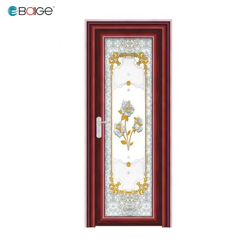 New Style Aluminium Glass Door Design for Bathroom Door