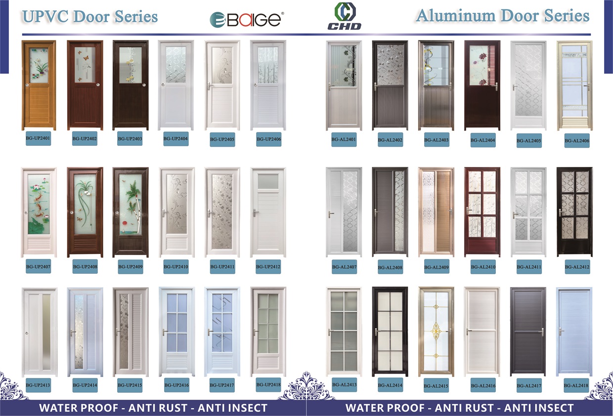 Modern uPVC Door Supplier in China