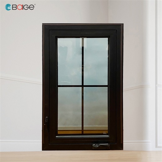 American Style Residential Hand-Cranked Aluminum Single and Double Hung Windows