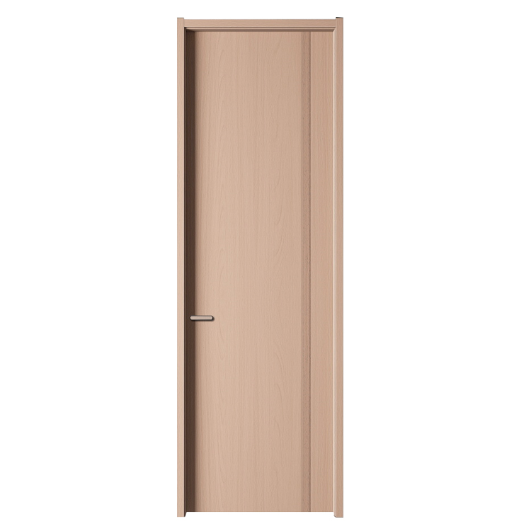 Wholesale Melamine Interior Wood Doors Hotel Single Wood Door Design for Bedroom