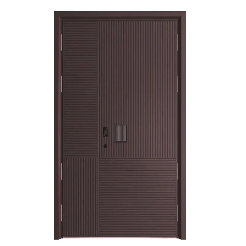 China Manufacturer Luxury Design Cast Aluminum Door Security Outside Door