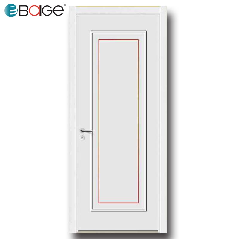 Modern White 100% Waterproof  WPC Interior Door for Saudi Arabia Market