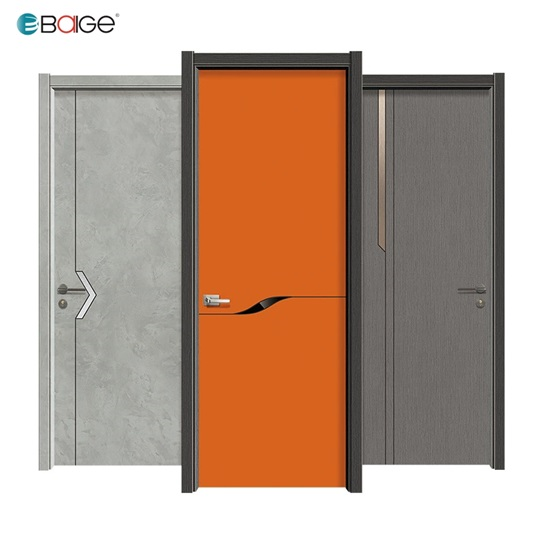 Contemporary Wooden Front Door Modern Design for Bedroom Interior