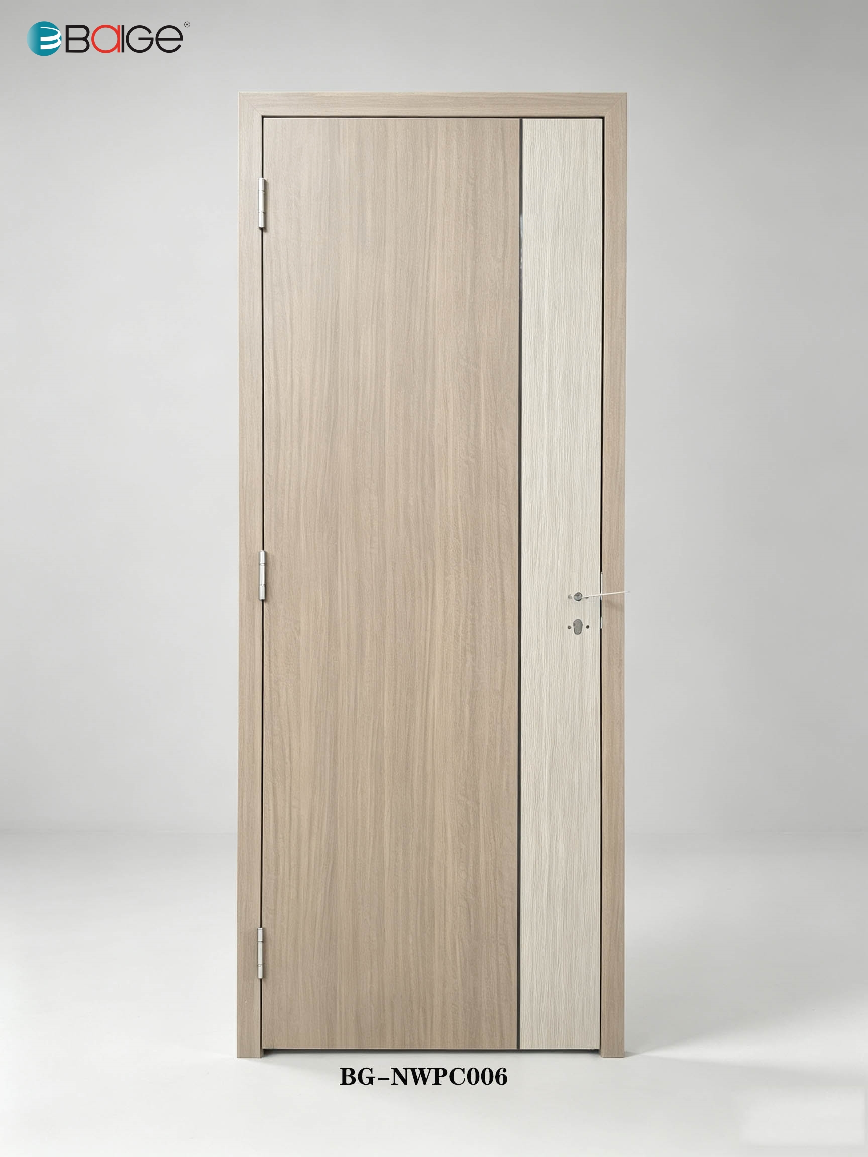 Hot Sale Bathroom Customized UPVC Door PVC Toilet Door